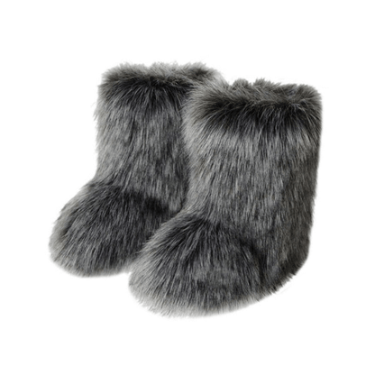 Women's Mid-Calf Fur Boots