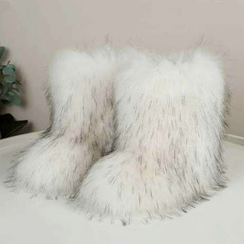 Women's Mid-Calf Fur Boots