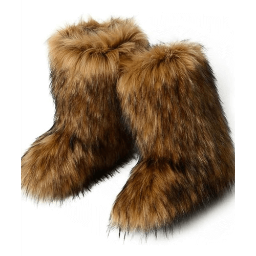 Women's Mid-Calf Fur Boots